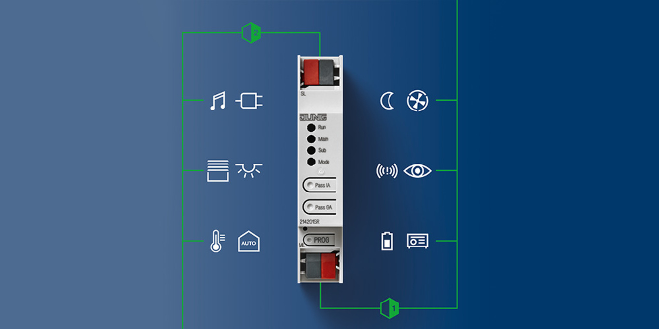 KNX Bereichs- und Linienkoppler bei Elektro Mühlbauer GmbH in Lauterhofen